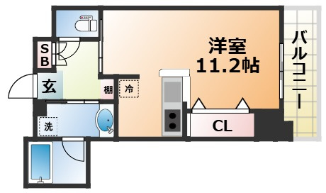 インペリアル新神戸の間取り