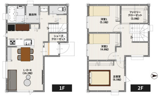 【間取り】 | 宇治市宇治矢落　新築戸建