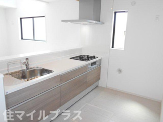 【キッチン】 | 郡山市静西1丁目新築一戸建て4棟 | お料理しやすいキッチンです