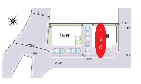 船橋市夏見６丁目 の区画図