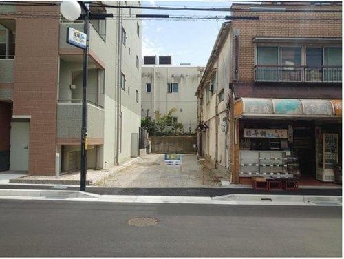 神戸市垂水区霞ヶ丘　売り土地の前面道路含む現地写真