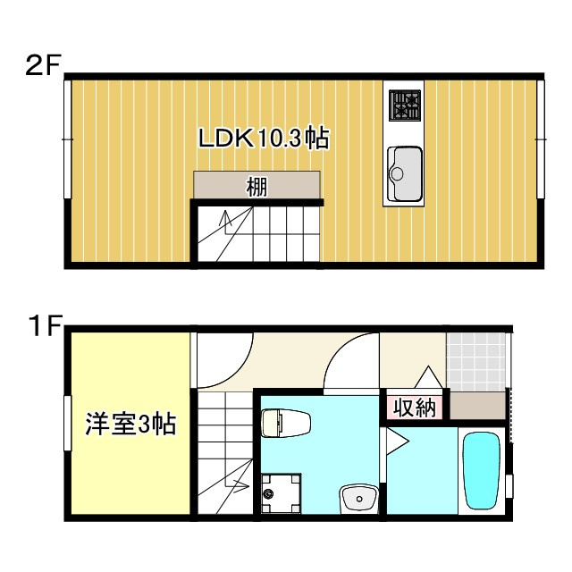 CONTRO　A棟の間取り