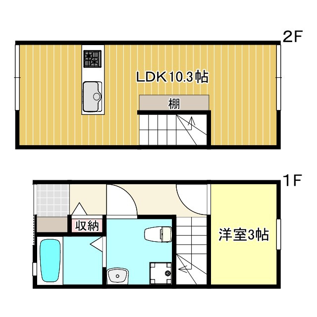 CONTRO　B棟の間取り