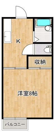 グリーンフラッツの間取り
