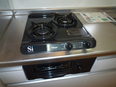 【キッチン】 | カーサ　サッジオ | ２口ガスコンロ