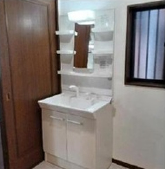 中古戸建　深谷市上野台3350-2（リフォーム住宅）の独立洗面台