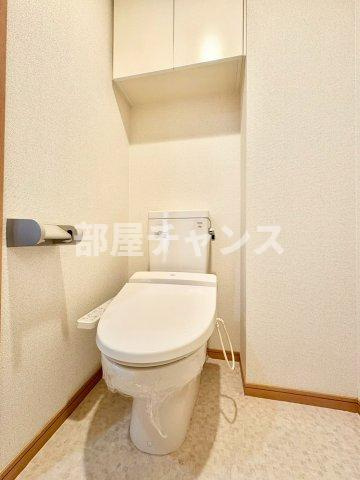 エコロジー鶴舞レジデンスのトイレ|落ち着いた色調のトイレです