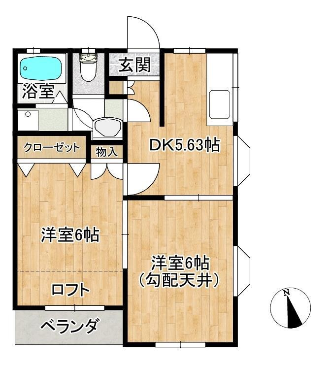 ルナハイツ Part 2の間取り