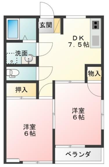 クイートハイムの間取り