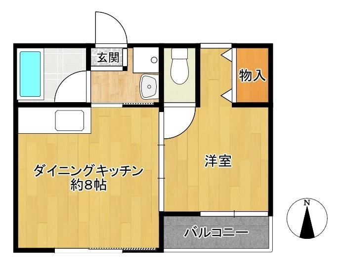 安武アパートの間取り