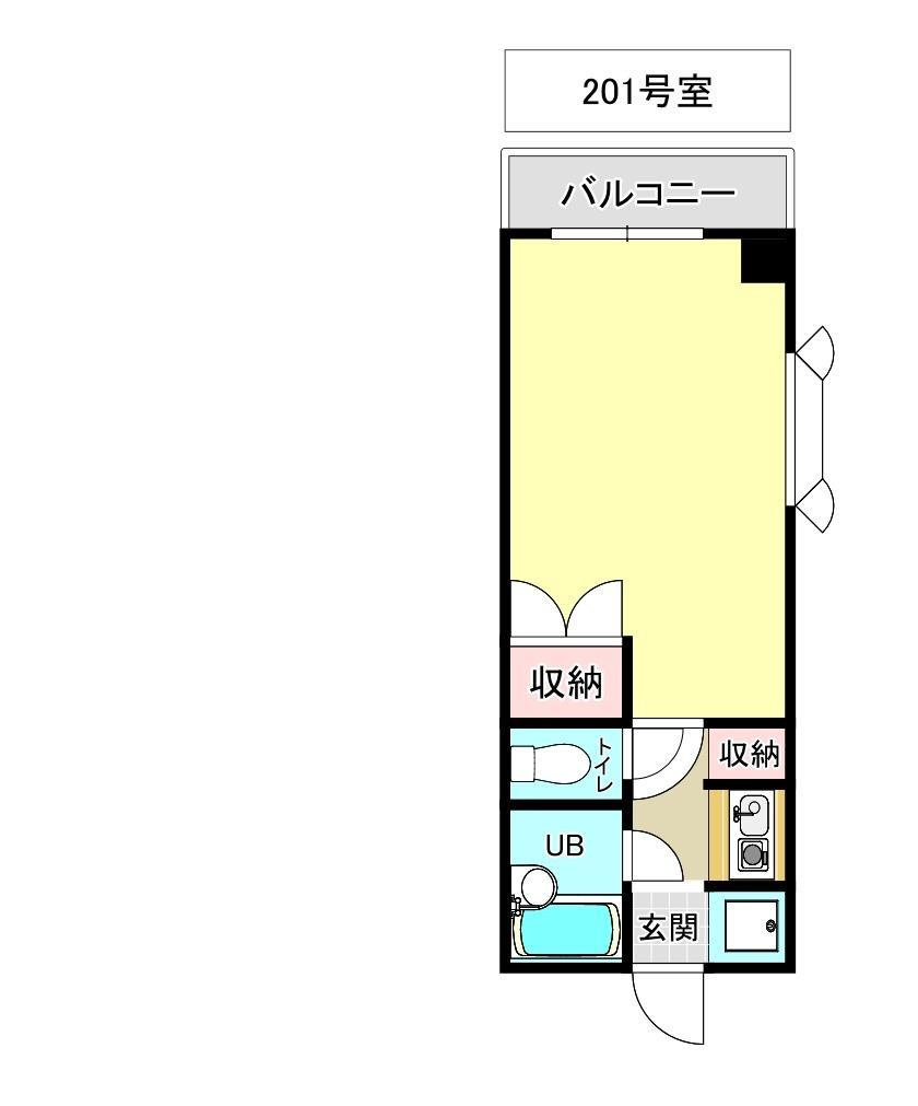 安武マンション駅東通りの間取り