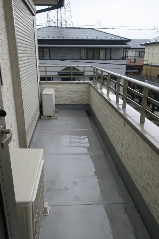 喜沢戸建てのバルコニー
