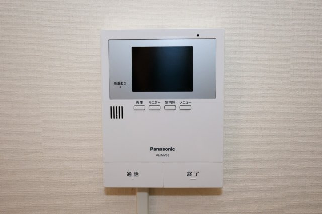 ラ・セゾン城北のセキュリティ|モニター付きインターホン
