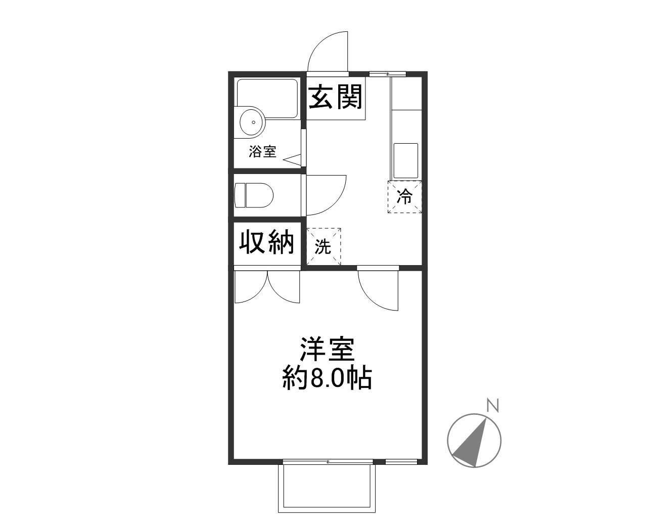 ストレイキャットの間取り