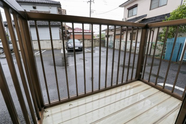 東雲ハイツのバルコニー