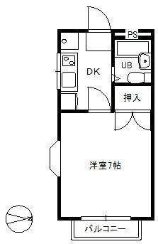 東雲ハイツの間取り