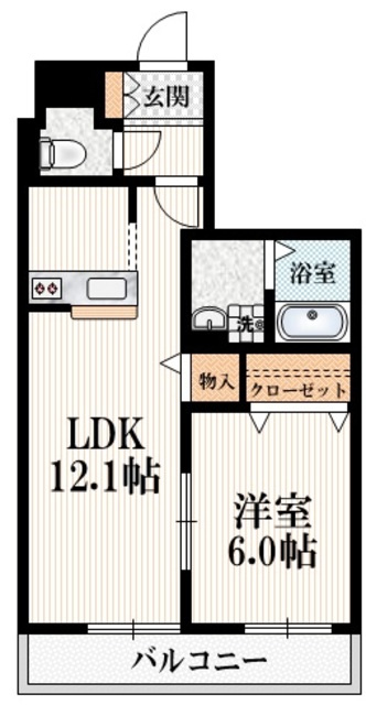 オーパス信濃町の間取り|使いやすいまどり