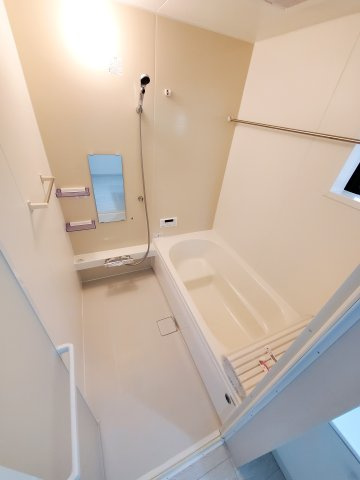 八潮市　　八條　新築戸建　全1棟の浴室|施工例です