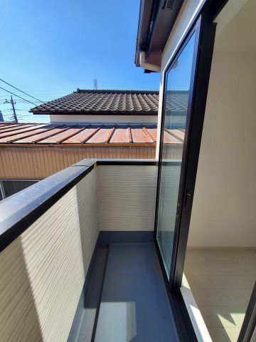 八潮市　　八條　新築戸建　全1棟のバルコニー|施工例です