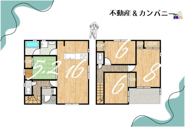 クレイドルガーデン西長戸３号棟　新築建売分譲(全5棟)　松山市西長戸第1-3号棟の間取り