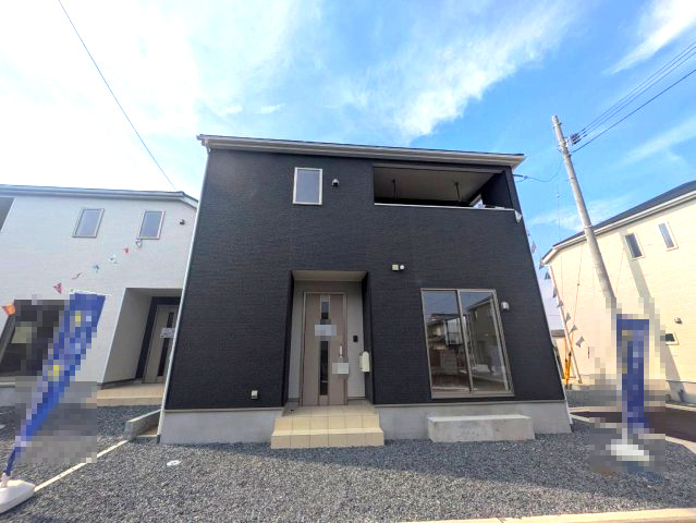 クレイドルガーデン西長戸３号棟　新築建売分譲(全5棟)　松山市西長戸第1-3号棟の外観|きれいな外観です