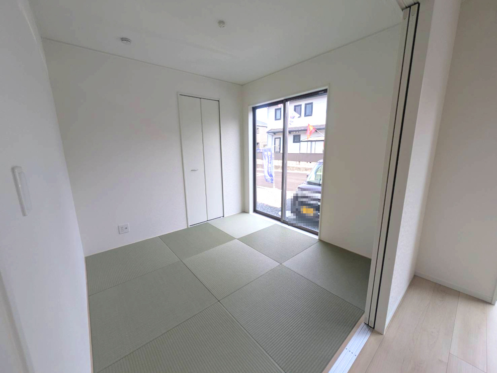 クレイドルガーデン西長戸３号棟　新築建売分譲(全5棟)　松山市西長戸第1-3号棟の和室|和室があれば、来客や子供用のスペースとして活躍します