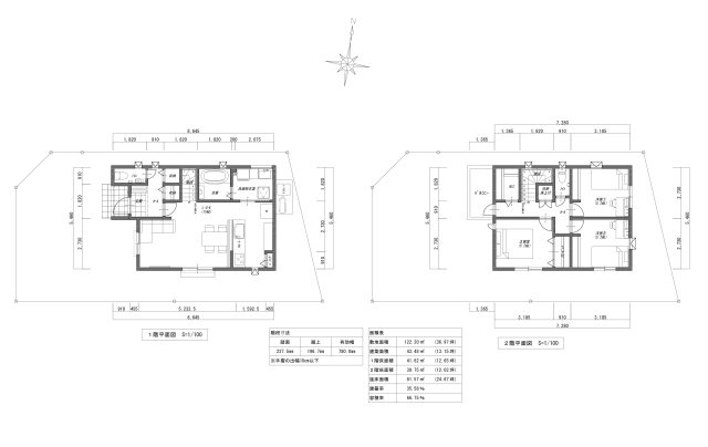 【間取り】 | 高知市石立町/全8区画 | ６号地