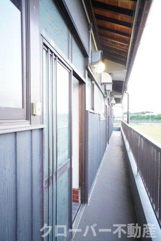 高倉ハイツＡのエントランス