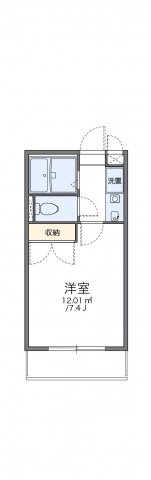 レオパレス西宮北弐番館の間取り