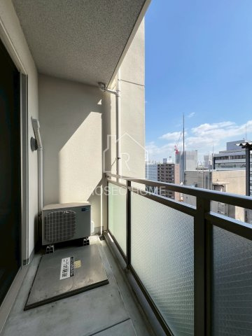 クレグラン天満のバルコニー