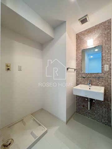 クレグラン天満の洗面所