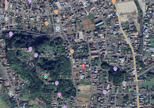 館山市上真倉2116（土地）の地図