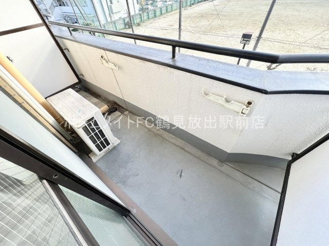 大阪市城東区永田３丁目の賃貸マンションのバルコニー