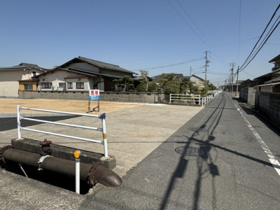 【前面道路含む現地写真】 | 土地　玉島阿賀崎5丁目　全2区画 | 南側道路