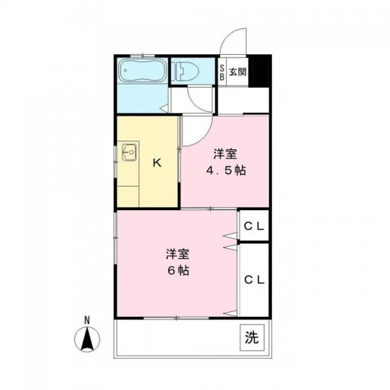 【間取り】 | ダイアモンドフラット