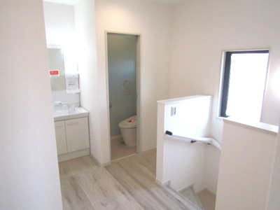 【独立洗面台】 | エンゼルハウス南アルプス市十五所① | 2階にも洗面台あり