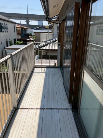 宇多津町平山　リフォーム戸建のバルコニー