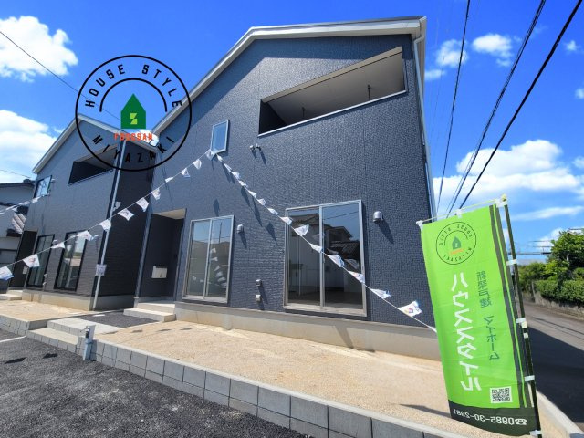 宮崎市赤江第5-2棟（1号棟）の外観|デザイン性のある外観です。