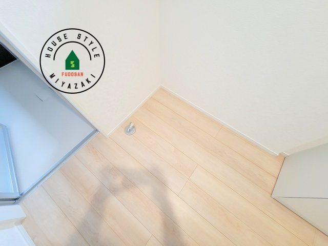 宮崎市赤江第5-2棟（1号棟）のランドリースペース|ランドリースペースとなります。広々して有効的にご使用できます。 