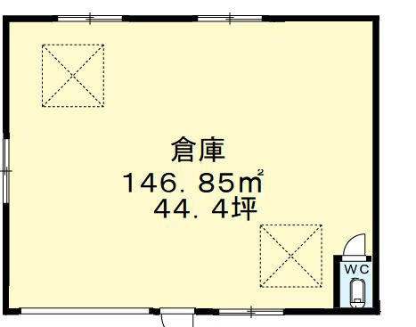 加守町３丁目倉庫Ｋ２の間取り