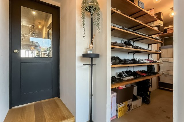 オーベル柏の葉ヒルズ四番館の玄関