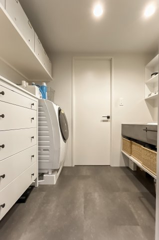 オーベル柏の葉ヒルズ四番館の脱衣所