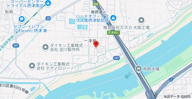 ラモーナ一津屋Ⅰの地図