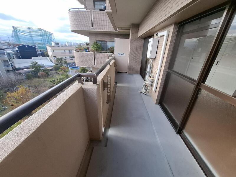 堺市中区東山の中古マンションのバルコニー