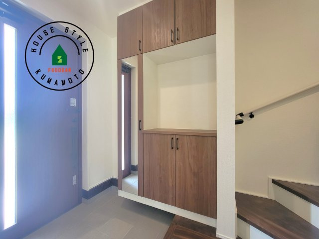 菊池市泗水町吉富第2-4棟（3号棟）の防犯設備|二重ロックでしっかり防犯対策ができます。