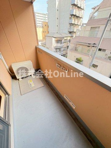 M’プラザ布施弐番館のバルコニー