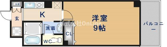 【間取り】 | M’プラザ布施弐番館