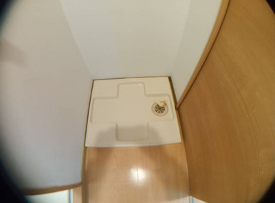 【設備】 | 三恵上新庄ハイツ | 室内洗濯機置場です