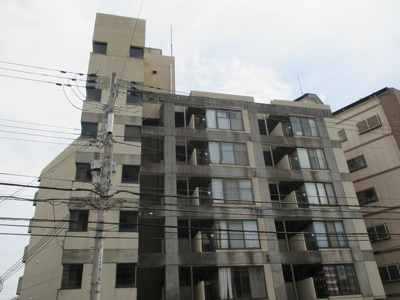 【外観】 | 三恵上新庄ハイツ | 建物の個性を主張するシックな外観です