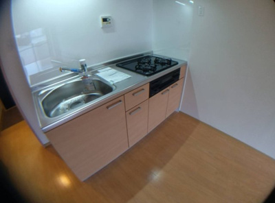 【キッチン】 | 三恵上新庄ハイツ | 使いやすいスタイリッシュなキッチンです